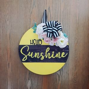 Handmade Wood Doorhanger